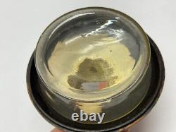 Cast Iron / Glass Drop In Font for Antique Victorian Oil Lamp Fits #2 Burner #F6