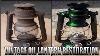 Cazy Rusty Oil Lamp Restoration With A Twist Green Lantern