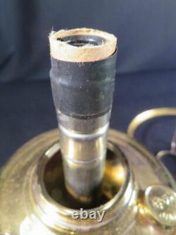 Circa 1900 Junior Rayo Fancy Brass Kerosene Oil Center Draft Table Lamp