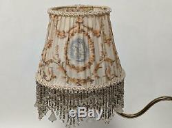 Clark's Cricklite Glass Fairy Lamp Two Arm Candelabra ALL ORIGINAL