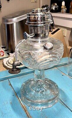 Clear 1940s Washington Drape 23 Aladdin Oil Lamp