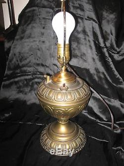 Converted Bradley & Hubbard Oil Lamp