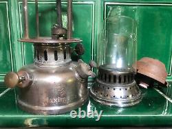 Ditmar Maximette 581 Antique Germany kerosene lantern with shade petroleum lampe