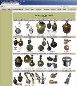 ENTIRE ANTIQUE CATALOG LIBRARY Lamp Light Gas Oil Electric Shade Insulator Parts