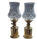 E. S Sorenson Brass Oil Lamps