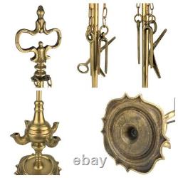 Early 19th Century French Brass Oil Lamp