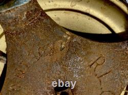Edward Miller Rochester lamp Company 19th Century Figural Oil Lamp. Rare