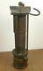 Everhart Brass Works Scranton PA Davy Miners Safety Lamp Lantern Coal Mining Oil