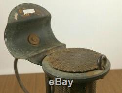 Everhart Brass Works Scranton PA Davy Miners Safety Lamp Lantern Coal Mining Oil