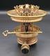 Excellent Victorian brass Hinks Patent Duplex lug fit oil lamp raiser burner