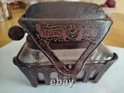 FAIRY QUEEN 1877 Vintage Antique Iron Kerosene lamp