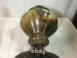 Gone With The Wind GWTW ANTIQUE OIL BANQUET PARLOR Lamp Converted Bottom Light