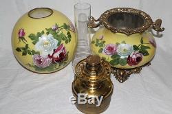 Gone with the Wind Oil Lamp With ROSES (GWTW Banquet Lamp)