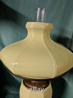 Gone with the wind banquet parlor oil lamp panel glass