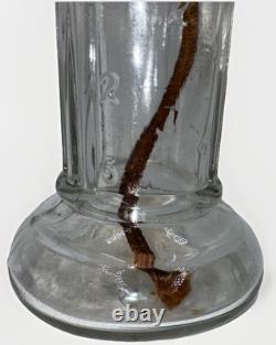 Grand Val's Time Indicating Oil Lamp Miniature Pride of America with Beehive Shade