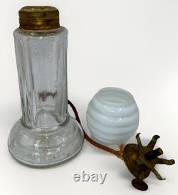Grand Val's Time Indicating Oil Lamp Miniature Pride of America with Beehive Shade