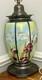 Gwtw Flying Doves & Cherry Blossom Electrified Lg 29 Parlor Lamp Bottom Birds