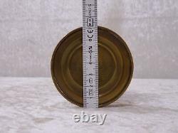 HM2G8N Antique Metal Oil Lamp Maskarons Vintage Around 1900 11.5 Cm