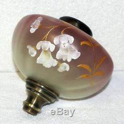 HOLDING FOR shemalg77 FRENCH ALABASTER &GRADUATED ENAMELLED OIL LAMP