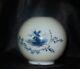 ITEM#70 Pairpoint Delft Blue Victorian Antique Miniature Oil Lamp Shade MINT