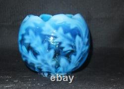 ITEM#70 Pairpoint Delft Blue Victorian Antique Miniature Oil Lamp Shade MINT