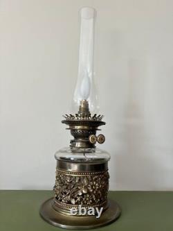 James Hinks & Son Victorian Antique Brass Oil Lantern Converted in2 Lamp c 1880s