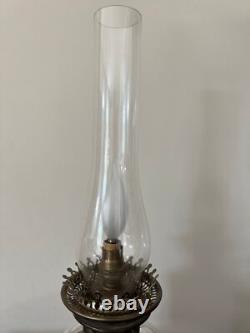 James Hinks & Son Victorian Antique Brass Oil Lantern Converted in2 Lamp c 1880s