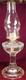 Kerosene Lamp Greek Key Roman Early American Pattern Glass Clear 1890 Antique
