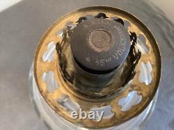 Kerosene oil lamp 19th century, antique in very good condition