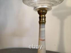Kerosene oil lamp 19th century, antique in very good condition