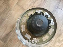 Kerosene oil lamp 19th century, antique in very good condition