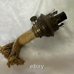 Kosmos Brenner Green Oil Lamp Hang Or Table Reflect Railroad Ship Round Wick OLD