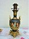 LAMPE HUILE PÉTROLE 19ème BRONZE DORÉ PORCELAINE PARIS ANTIQUE OIL LAMP LAMPARA