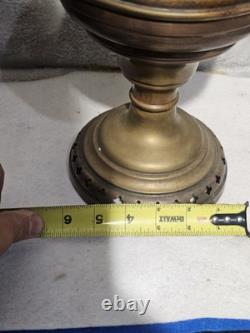 L&B Brevete Lamp Brass Oil Lamp Antique With Glass