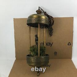 Large 30' Vintage Hanging Nude Goddess Mineral Oil Falling Rain Lamp