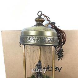 Large 30' Vintage Hanging Nude Goddess Mineral Oil Falling Rain Lamp