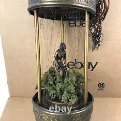 Large 30' Vintage Hanging Nude Goddess Mineral Oil Falling Rain Lamp