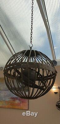 Large Antique 19th Century Ships` Gyroscopic Gimble Whale-oil Lamp @ 1820