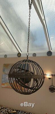 Large Antique 19th Century Ships` Gyroscopic Gimble Whale-oil Lamp @ 1820