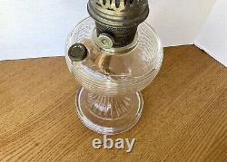 Large Antique Oil Lamp, Glass