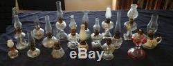 Oil Lamp Salesman Sample Collection Lot of 17