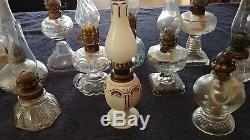 Oil Lamp Salesman Sample Collection Lot of 17