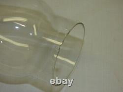 Oil Lamp with Floral Painted 10 Milk Glass Shade Antique Nickel Plated Brass Rayo