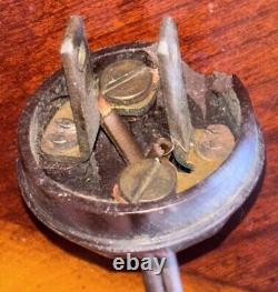 Old 1890 Red Satin Amberina Flower Electric Kerosene Oil Gone With The Wind Lamp