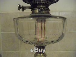 Option of ONE of 3 gorgeous old oil lamps in good working order. (3 available)