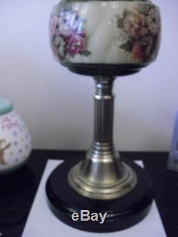 Option of ONE of 3 gorgeous old oil lamps in good working order. (3 available)