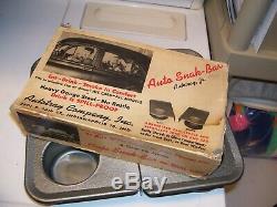 Original 1940' s Vintage Rat Hot rod Auto trays car hop nos old gas oil original