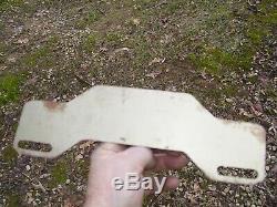 Original 1950' s Vintage Rat Hot rod auto License plate topper gas oil original