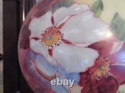 PAINTER SIGNED Antique Gone with the Wind Oil Lamp (GWTW Parlor Lamp) SCARCE