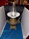 P&A Early Bronze/Copper Urn or Trophy Parlor Light Oil Lamp Electrified